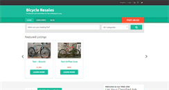 Desktop Screenshot of bicycleresales.com