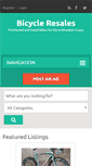 Mobile Screenshot of bicycleresales.com