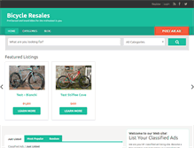 Tablet Screenshot of bicycleresales.com